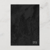 Sultry Nights Floral Wedding Details ID829 Informatiekaartje (Achterkant)