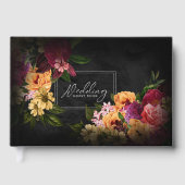 Sultry Nights Floral Wedding ID829 Gastenboek (Voorkant)