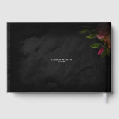 Sultry Nights Floral Wedding ID829 Gastenboek (Achterkant)