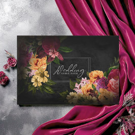 Sultry Nights Floral Wedding ID829 Gastenboek
