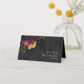 Sultry Nights Floral Wedding Table ID829 Plaatskaartje (Achterkant)