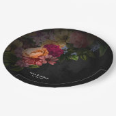 Sultry Nights Floral Wedding V2 ID829 Papieren Bordje (Gekanteld)