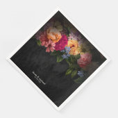 Sultry Nights Floral Wedding V2 ID829 Servet (Hoek)