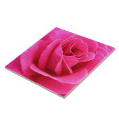 Sultry Snoep Red Rose Photo Tegeltje (Zijkant)