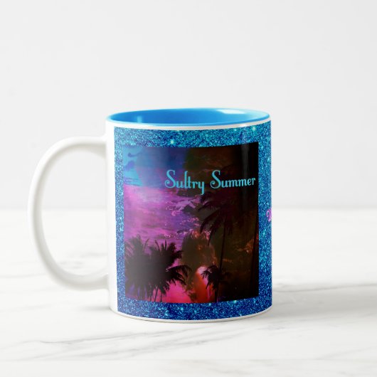 Sultry Summer Tweekleurige Koffiemok (Links)