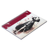 Sultry Victorian Silhouette Art Journal Notitieboek (Linkerzijde)