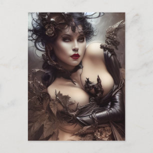 Sultry Woman Briefkaart