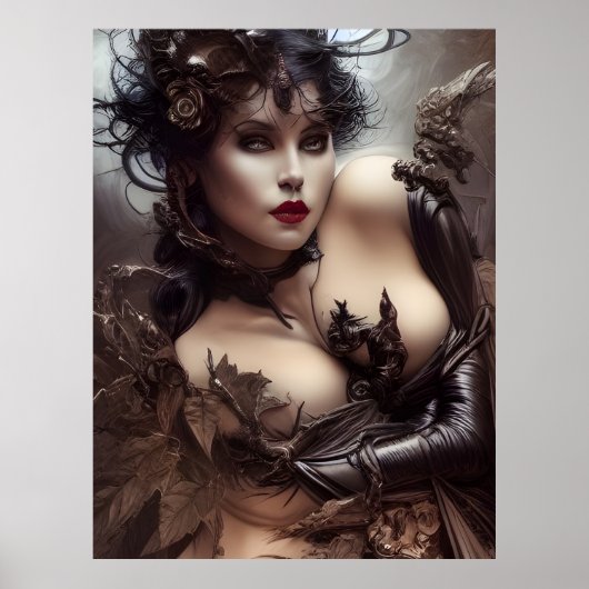 Sultry Woman Poster (Voorkant)