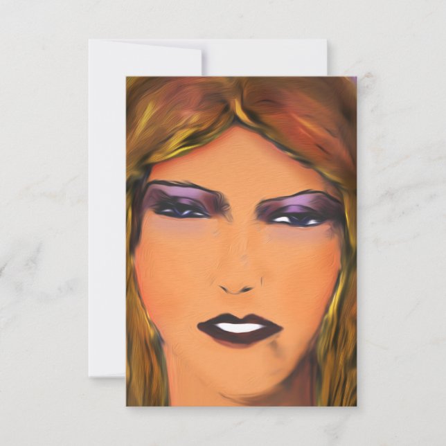 Sultry Woman Sketch (Voorkant)