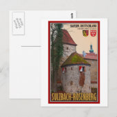 Sulzbach-Rosenberg - City Wall Briefkaart (Voorkant / Achterkant)