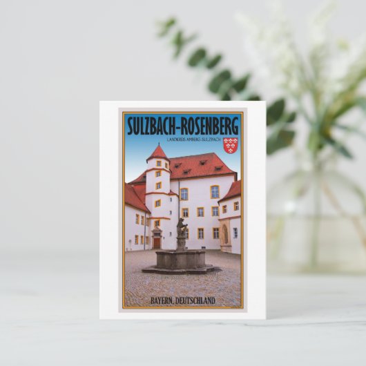 Sulzbach-Rosenberg - Sulzbach Castle Briefkaart (Staand voorkant)