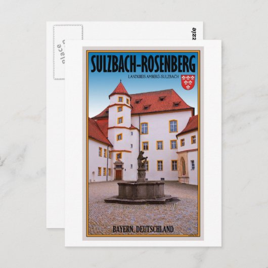 Sulzbach-Rosenberg - Sulzbach Castle Briefkaart (Voorkant / Achterkant)