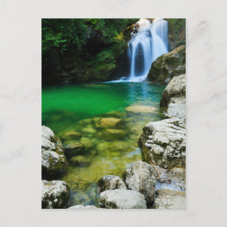 Sum Waterval in Vintgar Gorge, in de buurt van Ble Briefkaart