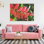 Sumac lekt in het najaar canvas afdruk (Insitu (Woonkamer))