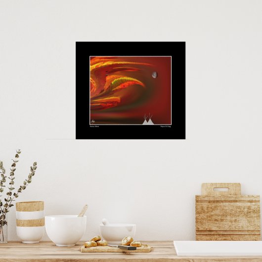 Sumac Moon Poster (Keuken)