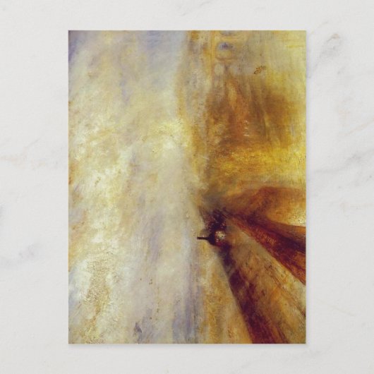 Sumario J. M. W. Turner - Regen, Stem en Snelheid  Briefkaart (Voorkant)