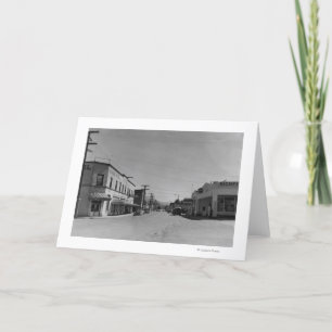 Sumas, WA - Uitzicht van Foto de Van de binnenstad Kaart