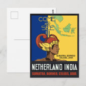 Sumatra, Borneo, Celebes, Java, Nederlands-Indië Briefkaart (Voorkant / Achterkant)