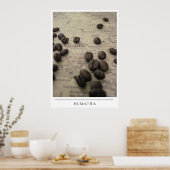 Sumatra - Coffee Art verzenden Poster (Keuken)