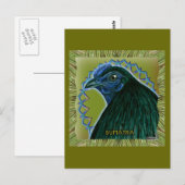 Sumatra Haantje Gemonteerd Briefkaart (Voorkant / Achterkant)