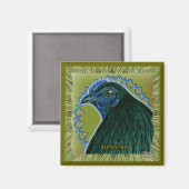 Sumatra Haantje Gemonteerd Magneet (Voorkant / Achterkant)