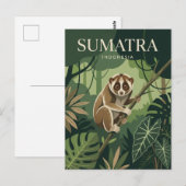 Sumatra Indonesië Briefkaart (Voorkant / Achterkant)