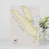 Sumatra-kaart (Staand voorkant)