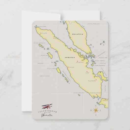 Sumatra-kaart (Voorkant)
