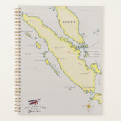 Sumatra-kaart Planner (Voorkant)