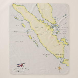 Sumatra kaart sherpa deken