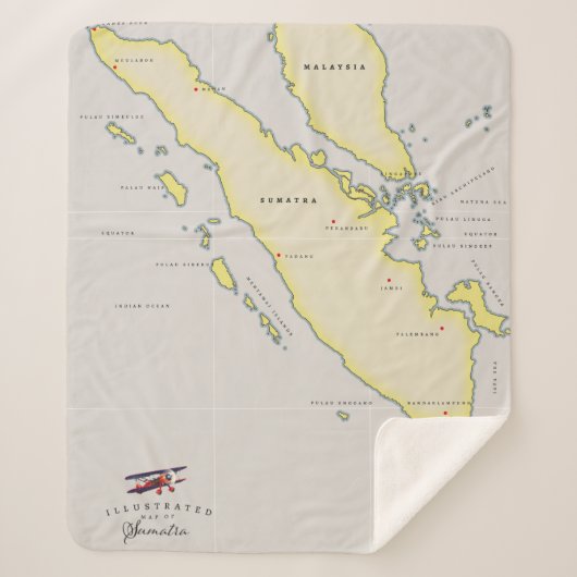 Sumatra-kaart Sherpa Deken (Voorkant)
