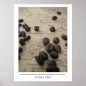 Sumatra - Verzenden van koffiekunst Poster (Voorkant)
