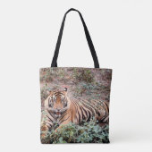 Sumatraanse Tijger Boodschappentas Tote Bag (Achterkant)