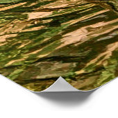 Sumatraanse tijger in waterschilderij poster (Hoek)