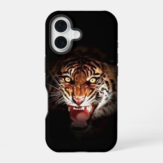 Sumatraanse Tijger iPhone 16 Hoesje (Achterkant)