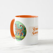 Sumatraanse tijger Mok - Oerwoud Design (Voorkant links)