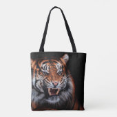 Sumatraanse tijger (Panthera tigris sumatrae) beau Tote Bag (Achterkant)