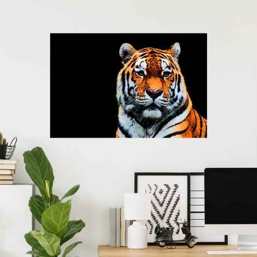 Sumatran Borneo Tiger Poster (Thuiskantoor)