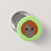 Sumatran Orangutan Button (Voorkant /achterkant)