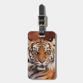 Sumatran Tiger Bagagelabel (Voorkant verticaal)