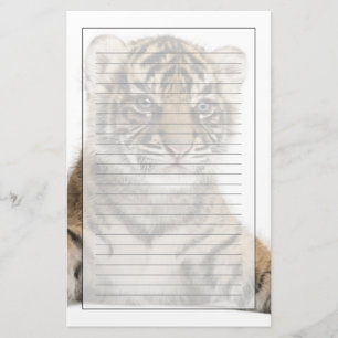 Sumatran Tiger cub Briefpapier