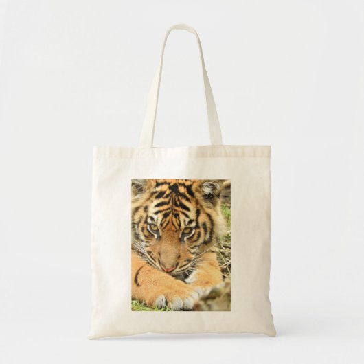 Sumatran Tiger Cub Tote Bag (Voorkant)