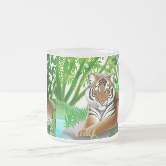 Sumatran Tiger in de Mok van het Oerwoud Bamboo (Voorkant rechts)