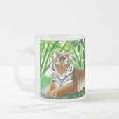 Sumatran Tiger in de Mok van het Oerwoud Bamboo (Links)