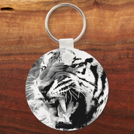 Sumatran Tiger Sleutelhanger (Voorkant)