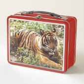Sumatran Tiger Wild Metal Lunchbox (Voorkant)