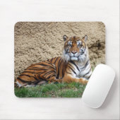 sumatratijger 7 muismat (Met muis)
