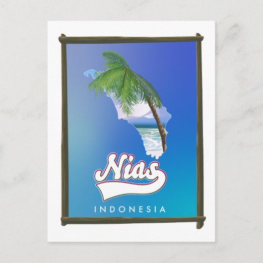 Sumba eiland Indonesië reis kaart (Voorkant)
