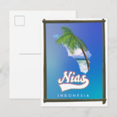 Sumba eiland Indonesië reis kaart (Voorkant / Achterkant)