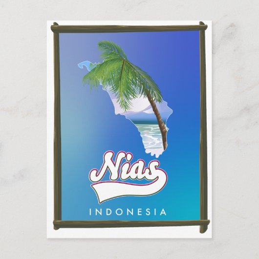 Sumba eiland Indonesië reis kaart (Voorkant)